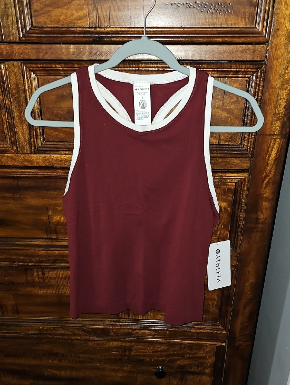 Athleta Momentum Seamless High Neck Crop Tank! Nwts, Sz Large Womens